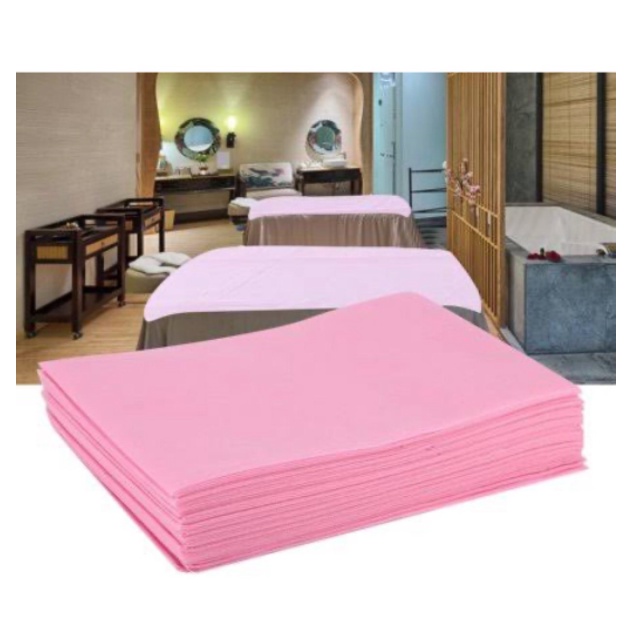 BED SHEET DISPOSABLE/ ALAS SEPREI/ SEPREI SEKALI PAKAI/ ALAS BED EYELASH EXTENSION/ SPA/ PIJIT/ TATAKAN BED RANJANG SPREI Disposable Bed Sheet 1pcs Disposible Alas Bed Facial Massage Bed Sheet Anti Air Dan Non Anti Air - BS1PCS