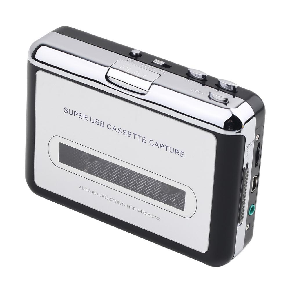 Ezcap Konverter Kaset Tape USB Cassette Capture MP3 Player - EC007 - Silver