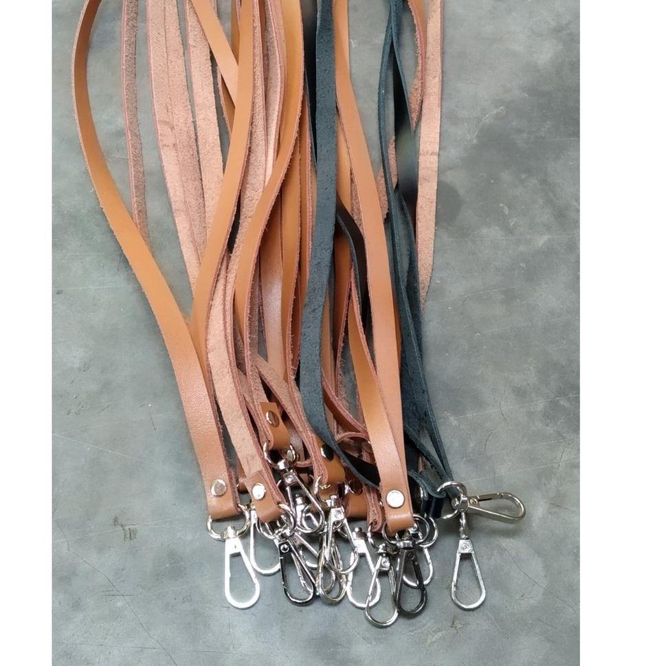 

[KODE PRODUK BJQ8N4865] Tali Id Card Kulit Asli - Tali Name Tag Kulit Asli - Tali Lanyard