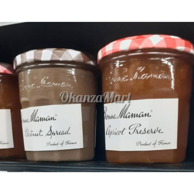 

Bonne Maman Chestnut Spread/Apricot Preserve 370gr
