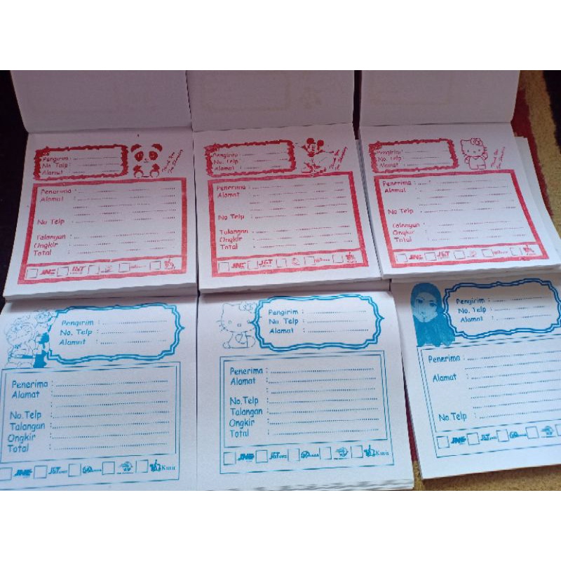 

BUKTI PENGIRIMAN NOTA PENGIRIMAN