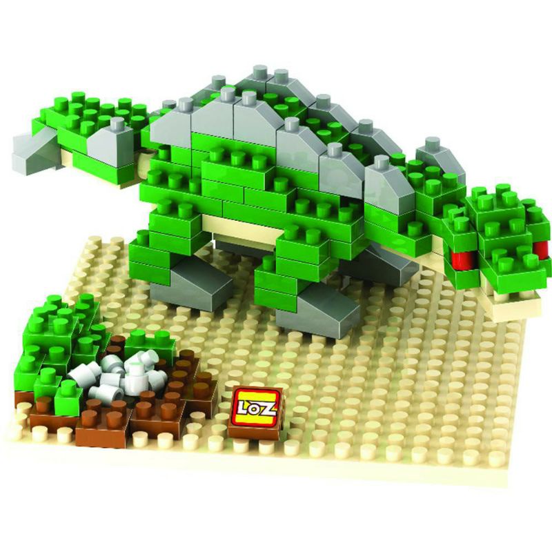 Mainan Edukasi Anak Nano Block LOZ 9487 STEGOSAURUS bukan LEGO