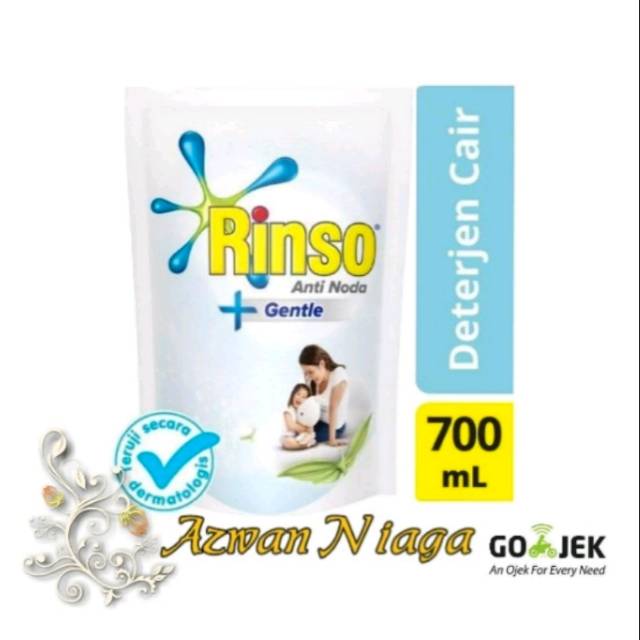 Rinso Gentle 700ml Deterjen Cair 700 ml