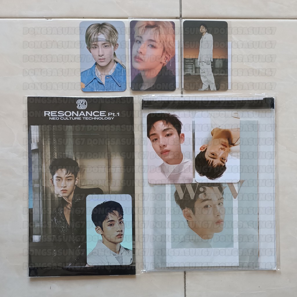 Photocard Winwin Acrylic Charm TOTM Pop Up SMStore Photopack SG21 Standee Hologram Resonance Pt1