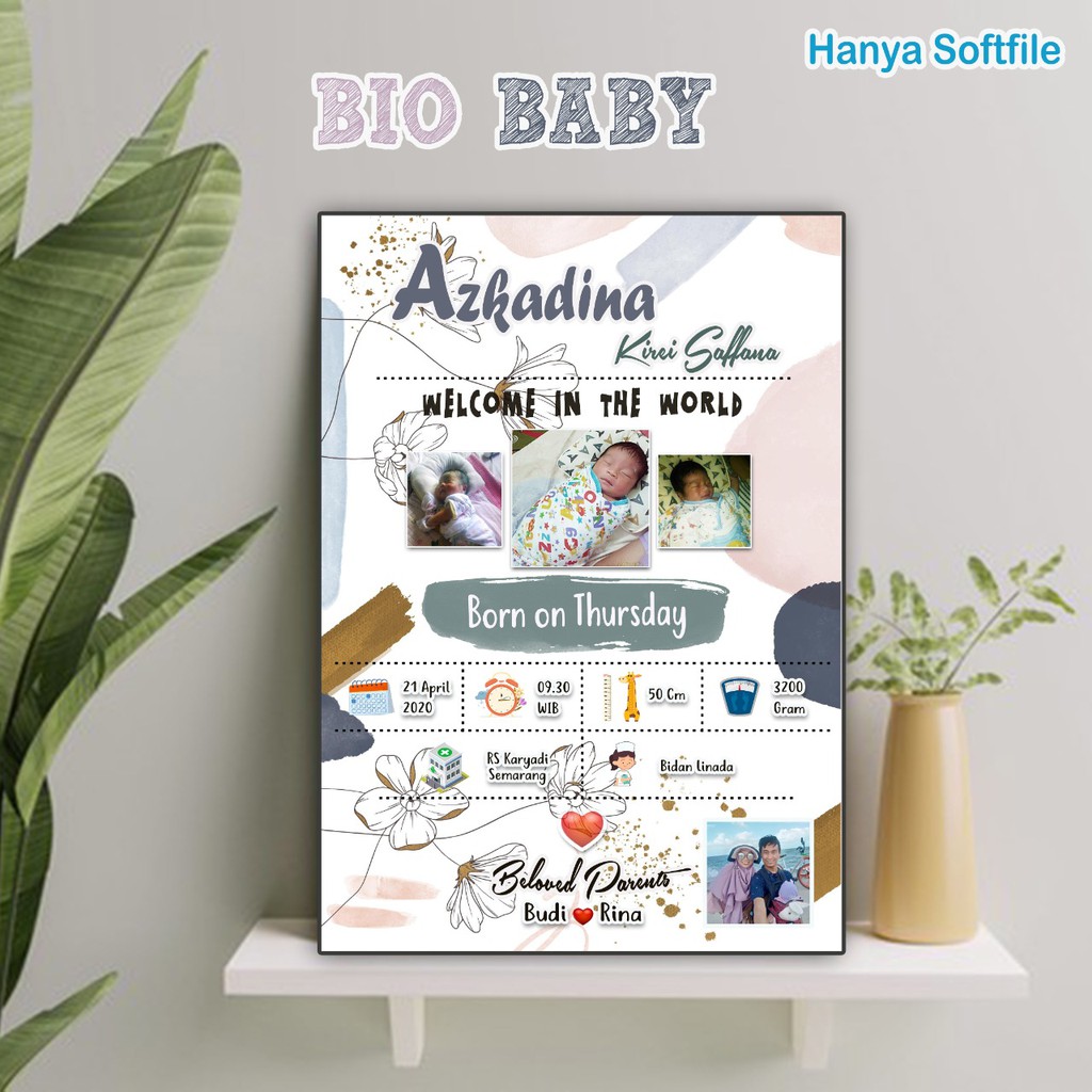 Desain Biodata Bayi - Bio Baby (SOFTFILE)-1