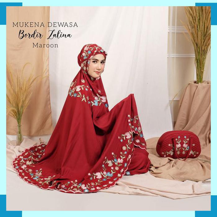 Mukena Dewasa Bordir Zalina