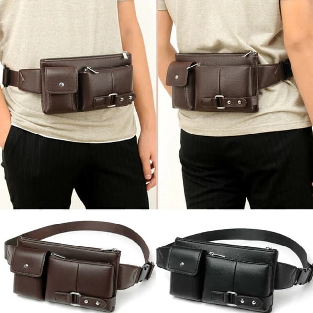 Waistbag kulit pria Tas selepang slepang slempang kulit pria asli original Tas Waistbag waitsbag waitbag sligbag sling bag bahu pria