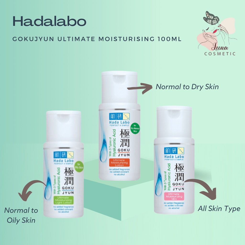 Hada Labo - Gokujyun Ultimate Moisturizing Light Lotion 100ml / Hadalabo Light Lotion