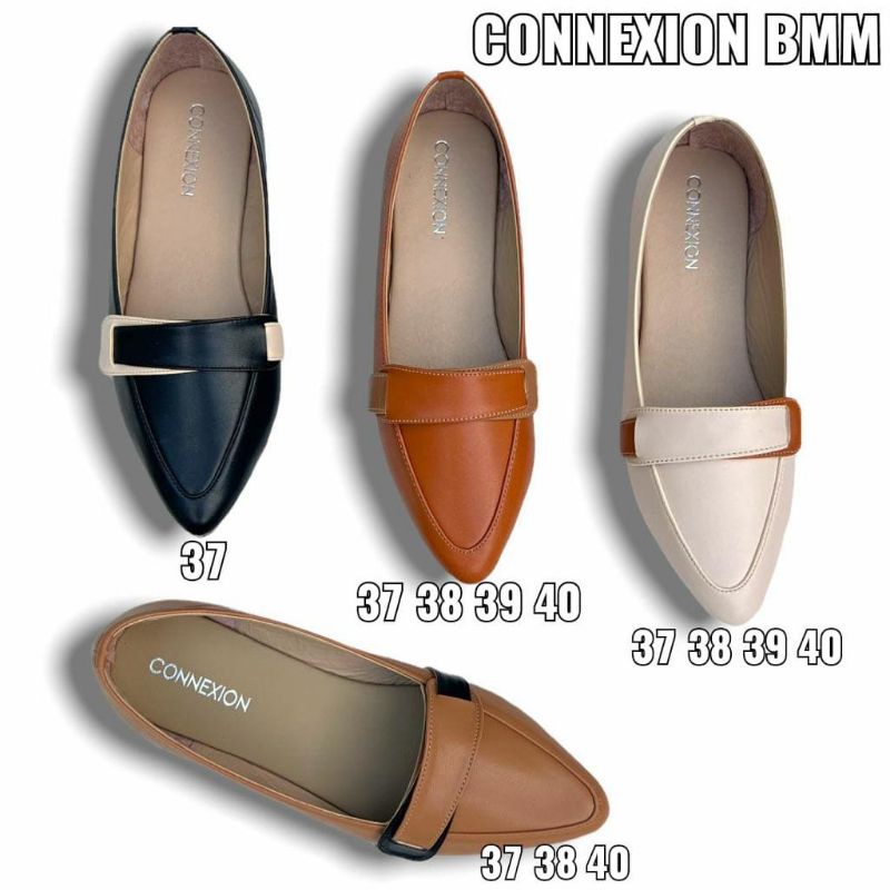 SEPATU WANITA / FLAT SHOES CONNEXION BRANDED MATAHARI MURAH FLTSHSCNNXBMM