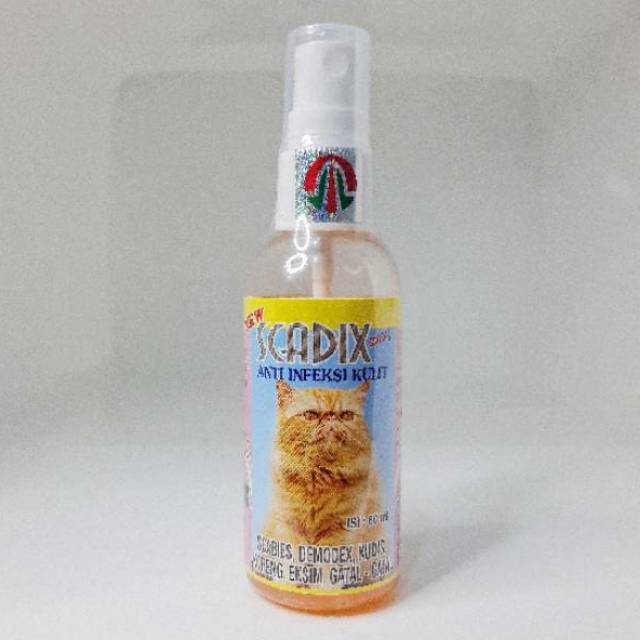 Scadix obat SPRAY anti infeksi kulit scabies demodex kudis koreng eksim gatal