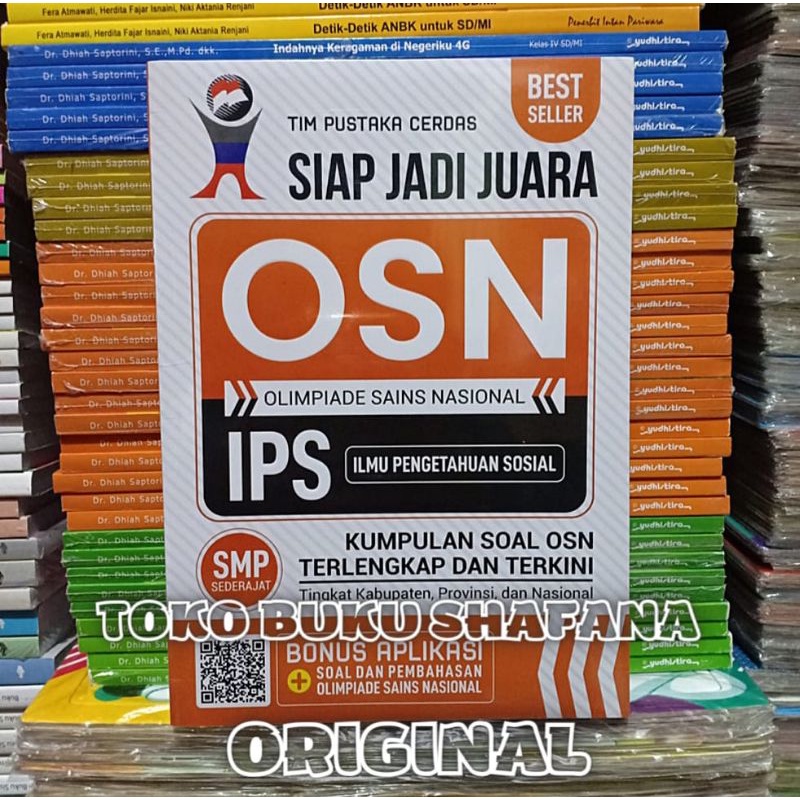 Buku OSN IPS SMP : Kumpulan Soal Siap jadi Juara Terlengkap Pustaka Baru Press