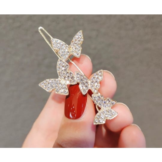 Hijabnur1 - Jepit rambut Korea Berlian Imitasi