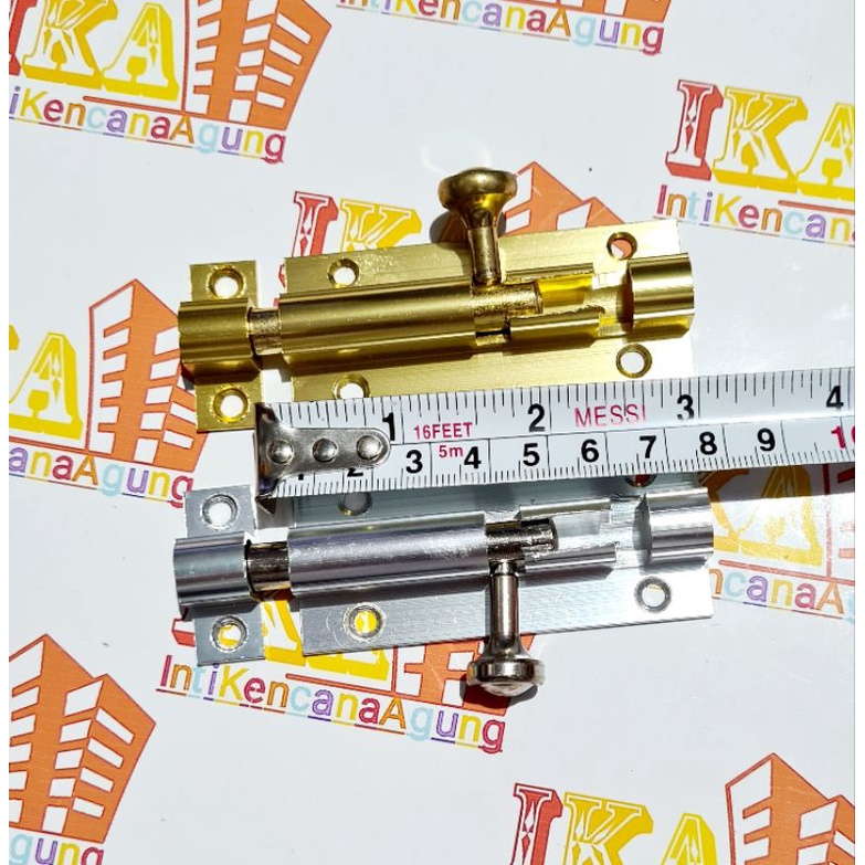 Grendel pintu slot pintu Selot Pintu 3 inch slot jendela grendel jendela