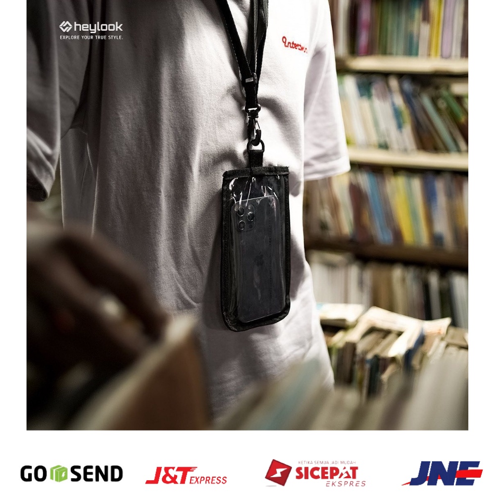 HEYLOOK ID - Sling Phone Bag Waterproof ICHIRO Hanging Lanyard Wallet Sling Tas Dompet Pouch Gantung