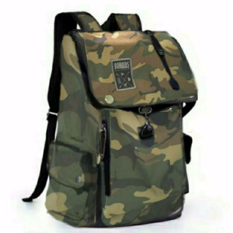 DISTRO Klub New Arrival - Tas Sekolah UNA Backpack Up to - Tas Pria Tas Wanita Daypack Ransel SD SMP SMA-Hijau army