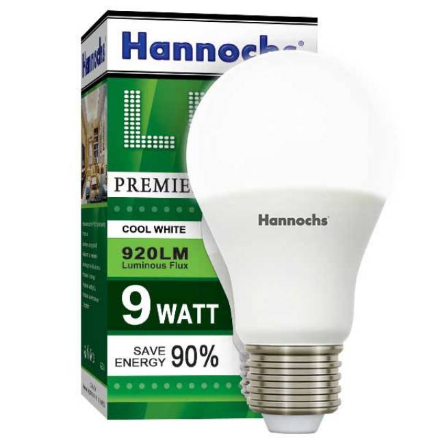 Lampu LED 9 Watt Merek Hannochs