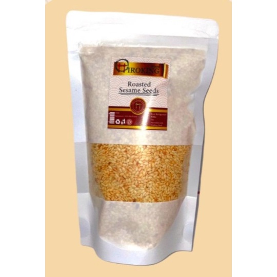 

HIROKING Biji Wijen Putih Sangrai 100 gr Halal │ Roasted White Sesame Seed for Sushi Ramen