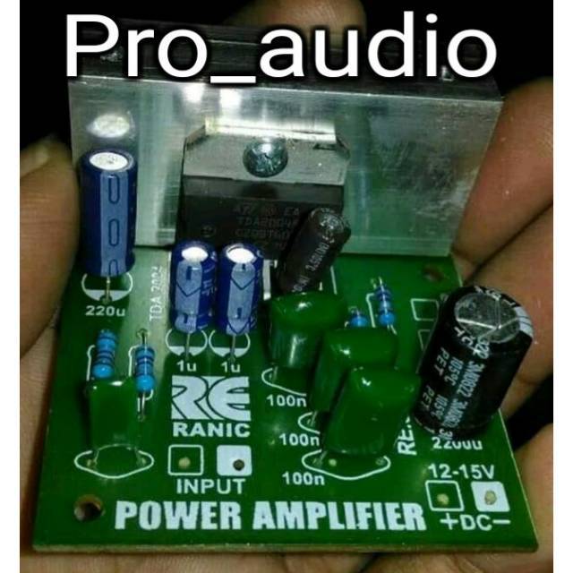 Kit Power TDA2004 12v mono