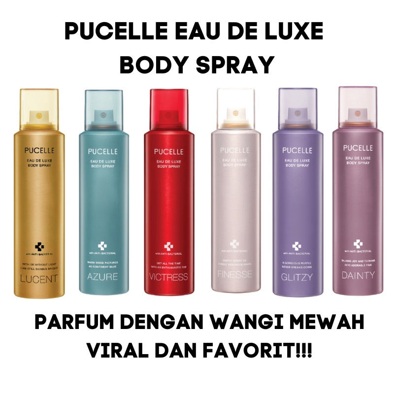 Jual PUCELLE EAU DE LUXE BODY SPRAY Parfum 150 ml Shopee Indonesia