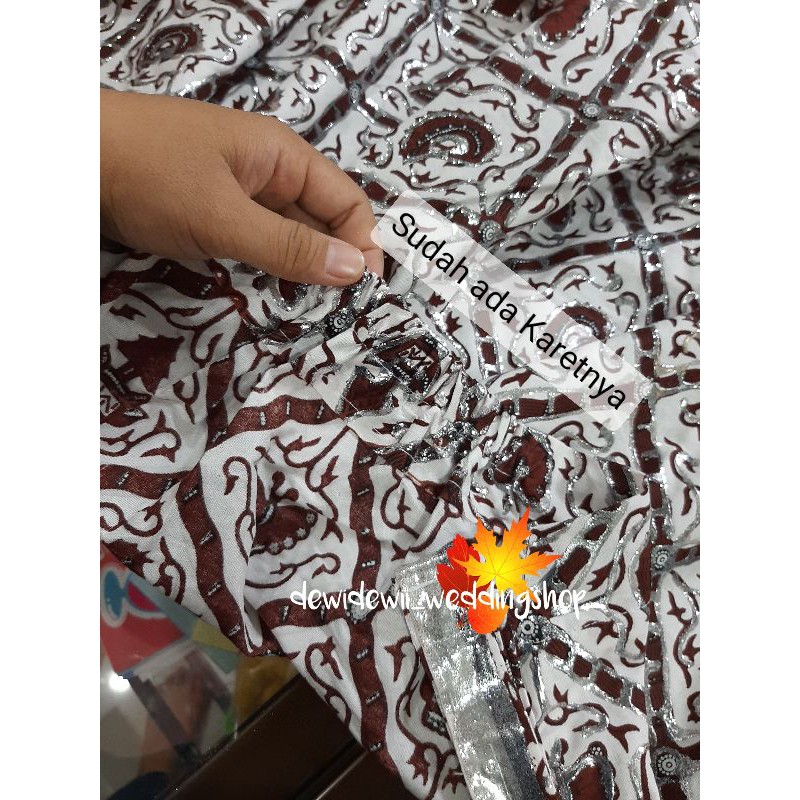 Jarik Pengantin Prada - Wiru Instan | Motif Banyak