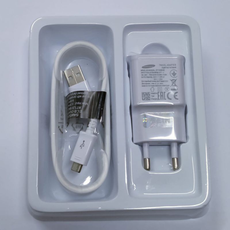 CHARGER CASAN SAMSUNG V / J1 MINI / J500 / A3 / A5  TIPE LUBANG MICRO ALL TIPE 15 WATT ORIGINAL SEIN