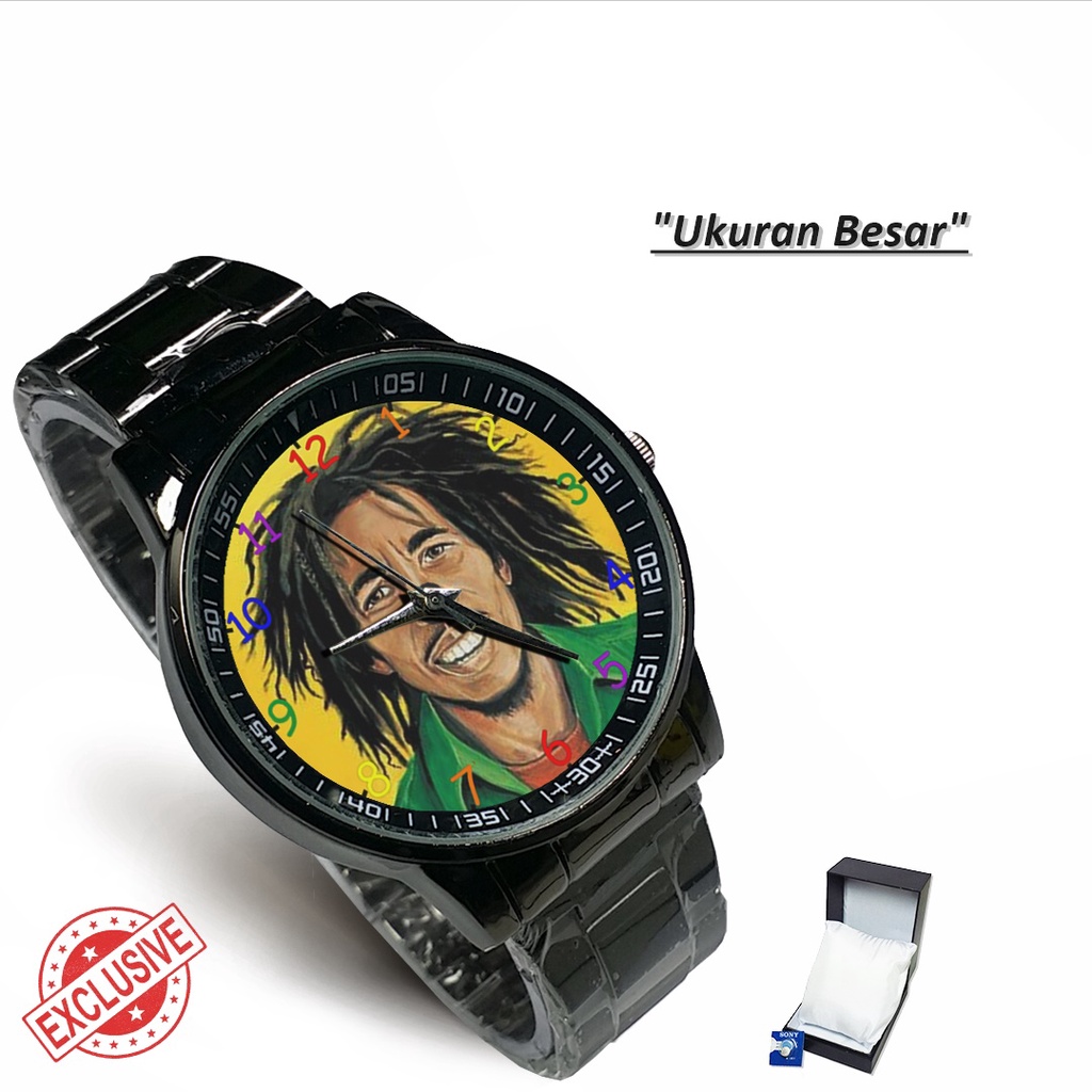 Jam Tangan Rantai Couple BOB MARLEY (Nice)