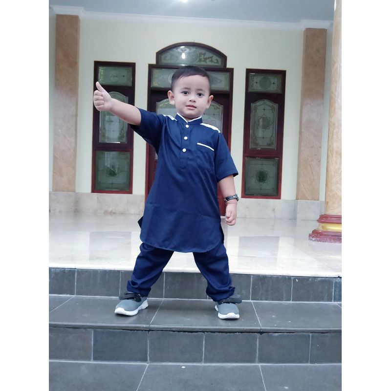 Setelan koko anak laki-laki/setelan kurta anak/fashion muslim anak/baju lebaran anak terbaru bisa cod