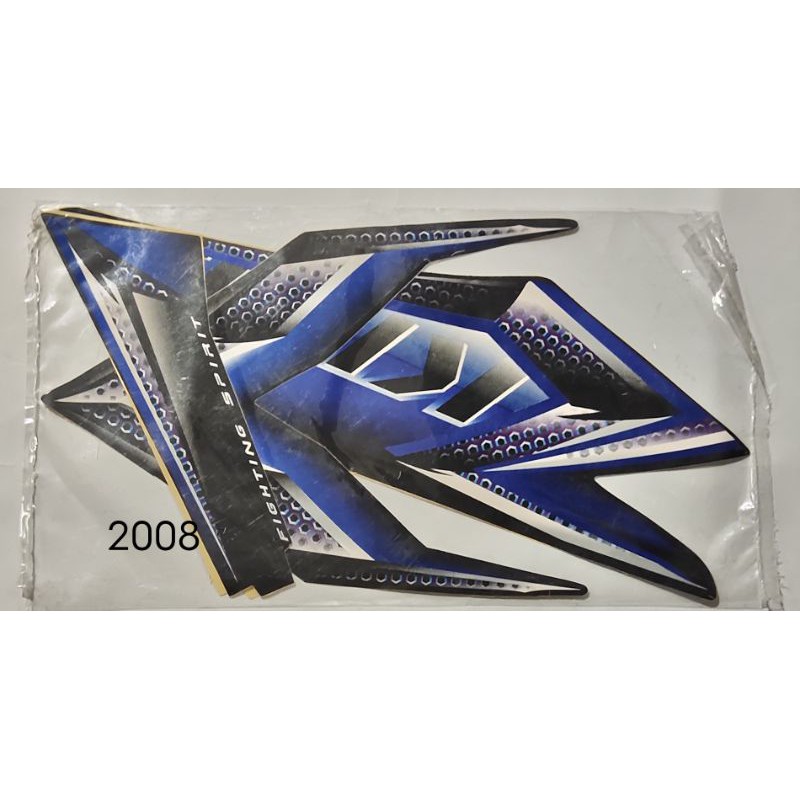 Striping sticker list body Yamaha RX king 2008