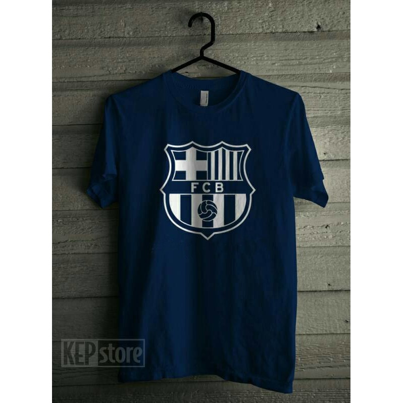 KAos Tshirt Baju Combed 30S Distro Barca BArcelona