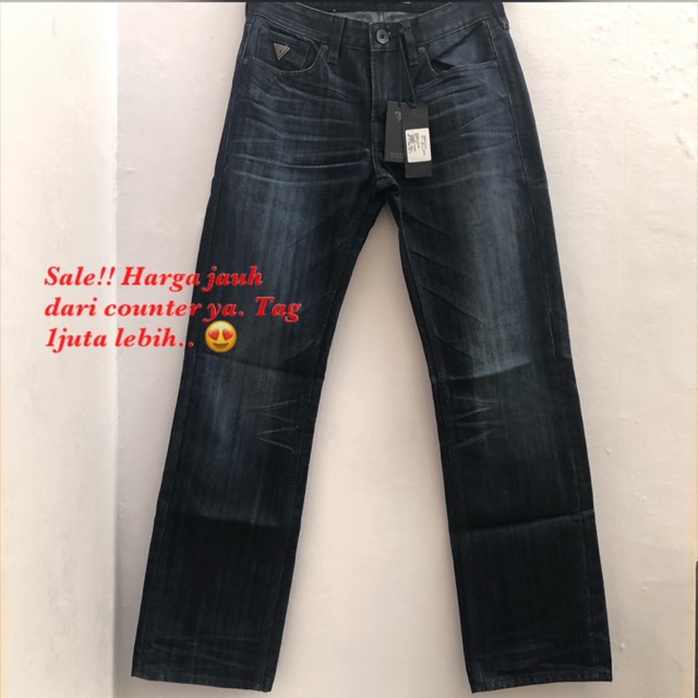Celana pria GUESS size 29 tag 1.199.000 ori Original