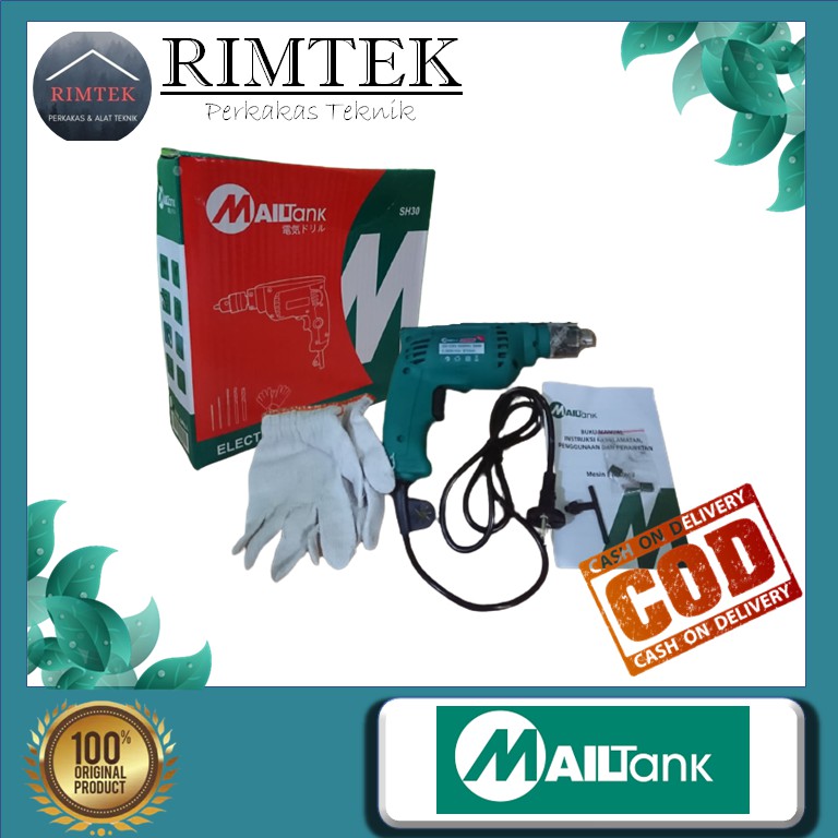 Bor 10mm Mailtank SH30 Bor Tangan Bor Listrik 10mm Mailtank SH30