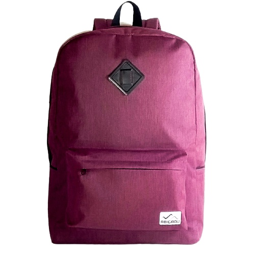 Abigadu  backpack tas Ransel laptop unisex Maroon / tas punggung Laki Laki Perempuan Premium Smp Sma Kuliah Tas Sekolah Pria Wanita Korean Style Backpack Remaja Multifungsi Import Material Murah