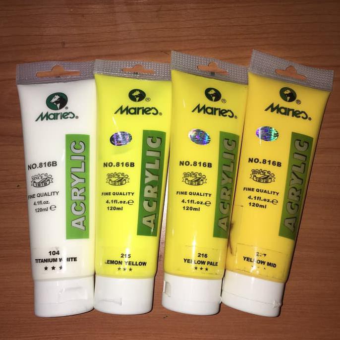 

HOT SALE Maries Acrylic Paint 120ml / Cat Maries Akrilik 120ml