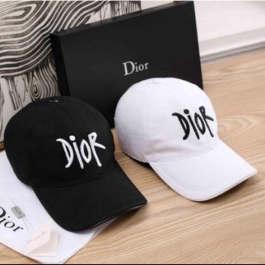 Topi Fashion Pria Wanita / Baseball Caps Merk Dior0