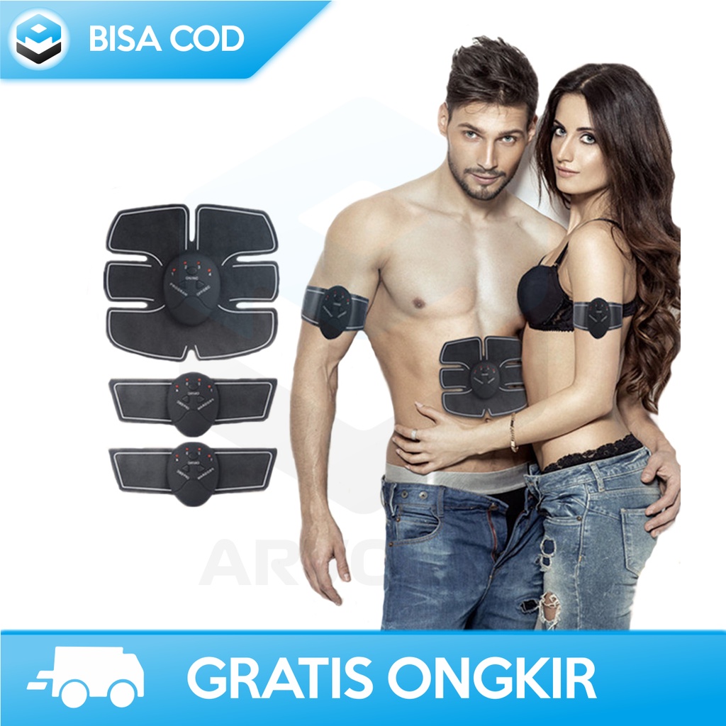 STIMULATOR ALAT TERAPI SIX PACK ABS AMDOMINAL LATIHAN OTOT PERUT ORI