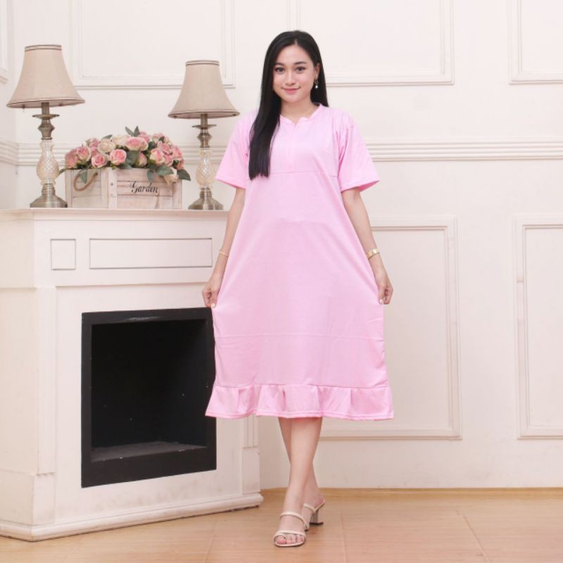 daster rempel polos/daster kaos busui