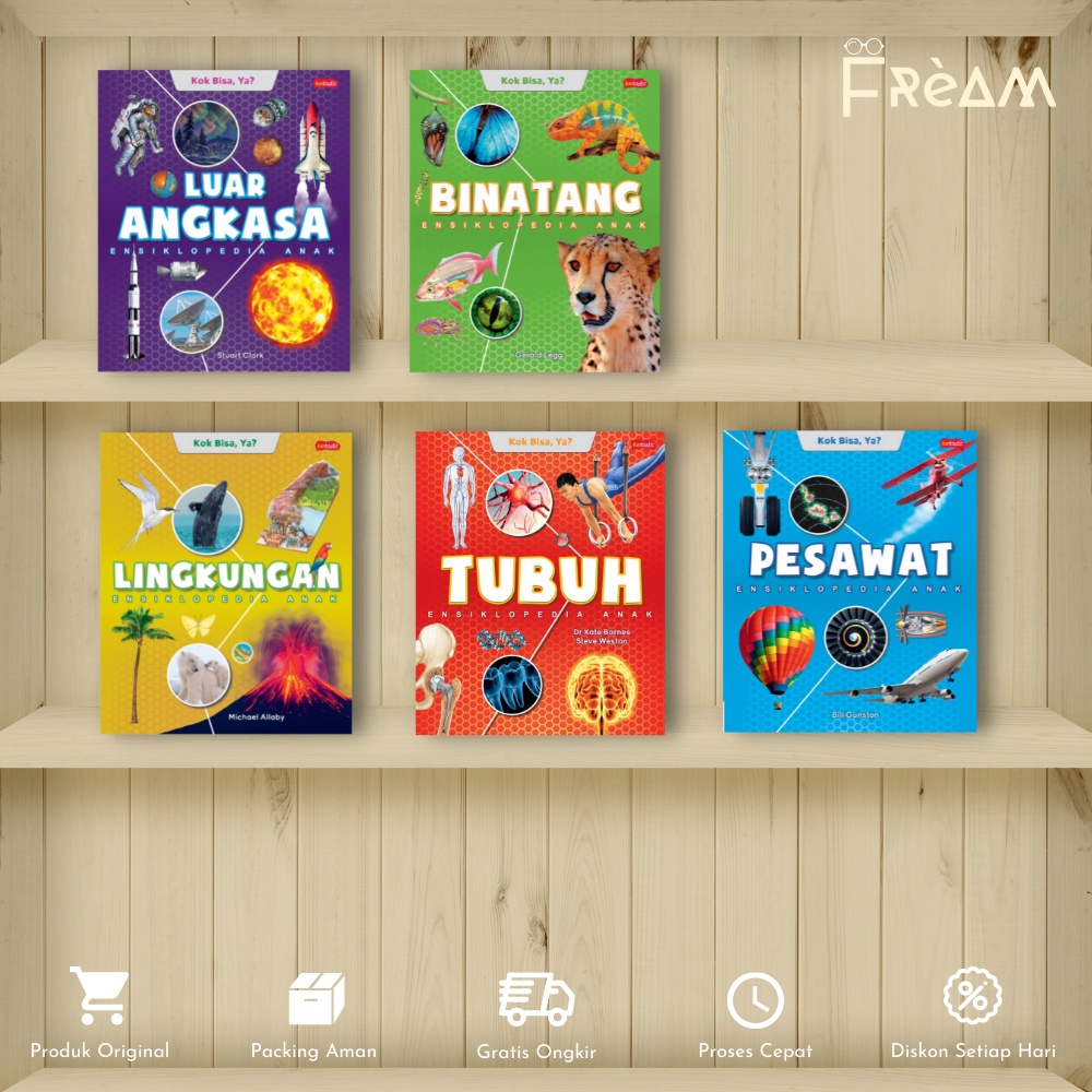 Buku Anak Kok Bisa, ya? Luar Angkasa by Stuart Clark | Kok Bisa, Ya? Binatang by Gerald Legg | Kok B