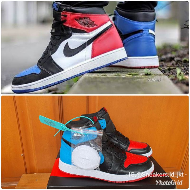 Jual Nike Air Jordan 1 Retro Hi Top 3 Color Way Indonesia Shopee Indonesia