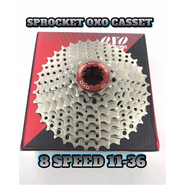 sprocket oxo casset 8 speed