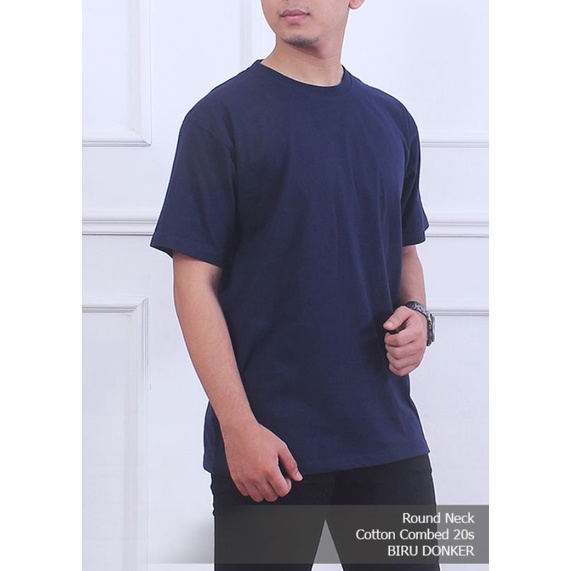 Kaos polos BIRU DONGKER