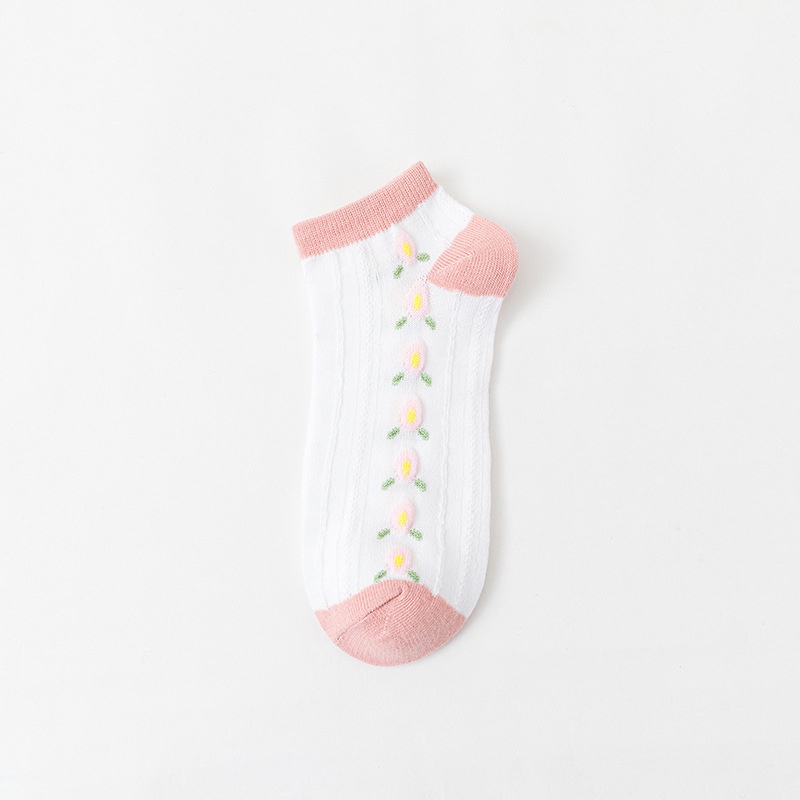 Kaos Kaki Ankle Kaos kaki Cute Kaos Kaki Motif Kaos Kaki Semata Kaki-FLOWER BLOOM