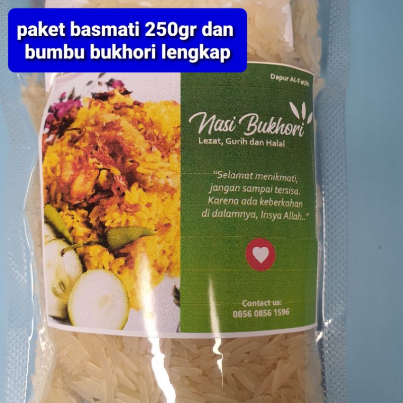

Basmati Ori 250 gram & Bumbu Nasi Bukhori FREE KISMIS SIMIN