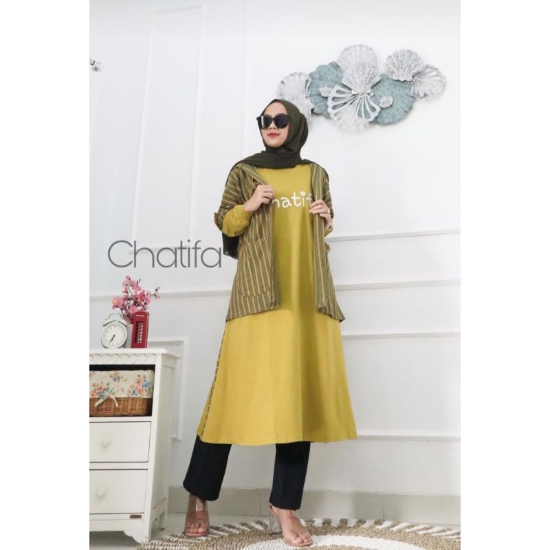 SET LONG TUNIK CHATIFA