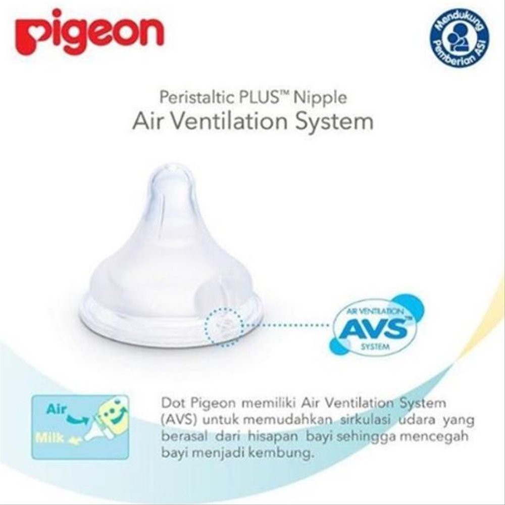 ♥BabyYank♥ DOT PIGEON WIDENECK ISI 1PCS 2PCS 3PCS / PERISTALTIC PLUS NIPPLE PIGEON / PIGEON TEAT