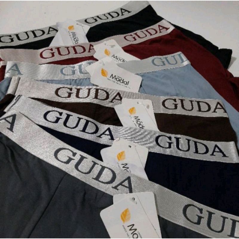 Boxer Pria Dewasa merk GUDA 6688 / Boxer Laki-laki / Boxer Import / Celana Dalam Pria