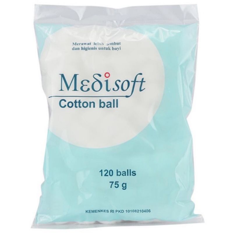 Medisoft Cotton ball Baby / Medisoft Kapas Bayi 75g