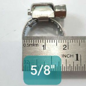 Hose Clamp Stainless Selang Klem 5/8&quot; inch 10-16MM (D4151)