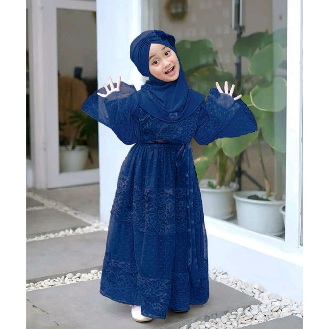 Gamis Pesta Anak Qirania Premium Termurah / Hight Quality