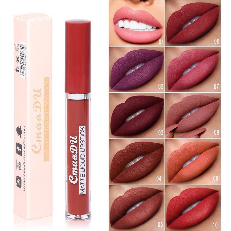 (COD)Lipstick Lip Gloss Melting Matte Lip Tint - Lipgloss Liptint Lipcream