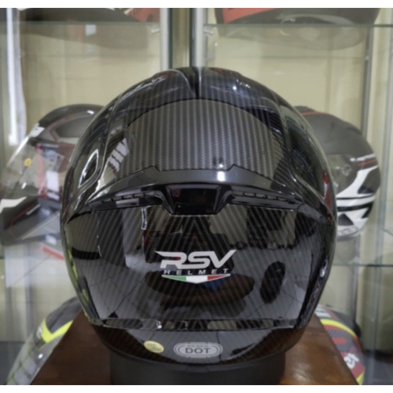 Helm Rsv Ffzero Carbon Glossy / Helm Full Face